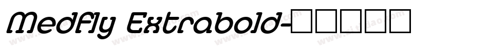 Medfly Extrabold字体转换